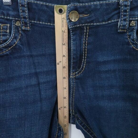 Kut From The Kloth Jeans Womens 14P Blue Bootcut Denim Stretch Back Flap Pockets - Picture 4 of 14